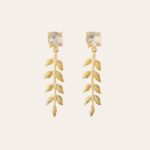 ANKA JEWELRY GODDESS GARDEN HERKIMER DIJAMANT 14K NAUŠNICE