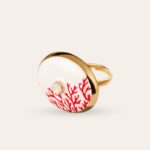 ANKA JEWELRY GODDESSES ORIGIN  GROFICA OD KORALJA, PRSTEN