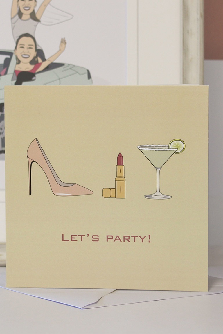 K KARIKATURE, LETS PARTY, ČESTITKA K KARIKATURE, LETS PARTY, ČESTITKA