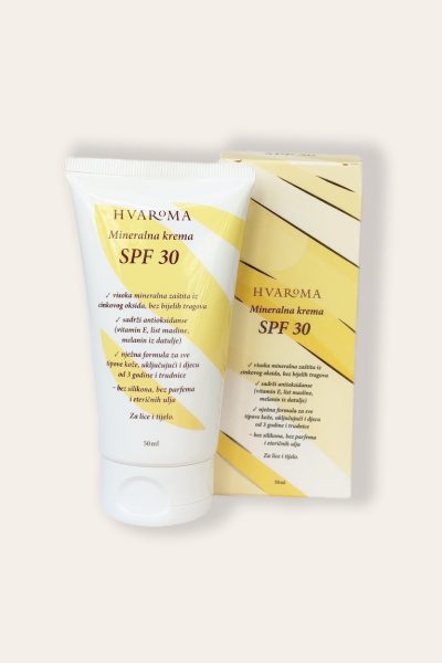 HVAROMA MINERALNA KREMA SPF 30, 50ML